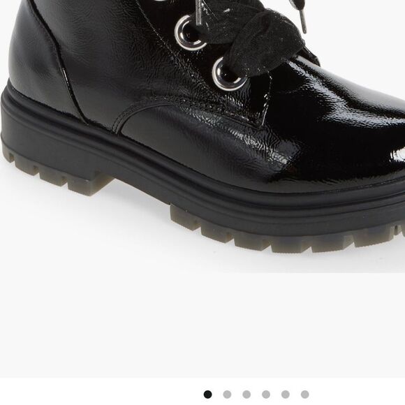 Vibram Shiny Black Kids Boots - Picture 7 of 7